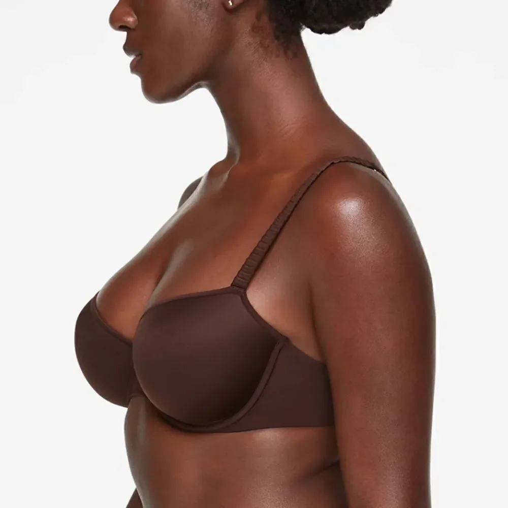 Thirdlove 24/7 Classic T-Shirt Bra Worn Once 38F Espresso Brown Memory Foam